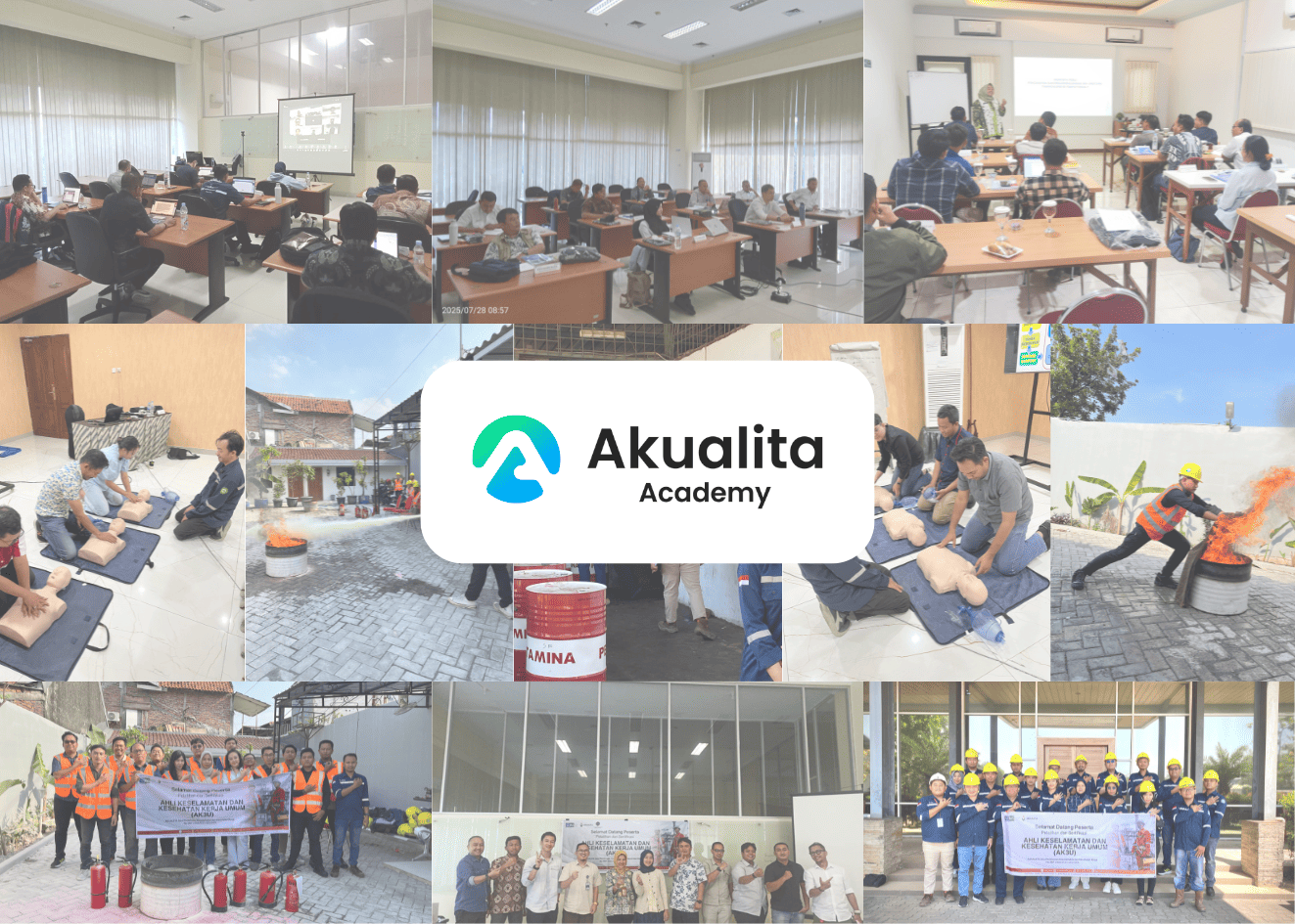 Galeri foto kegiatan pelatihan di Akualita Academy